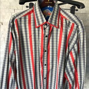 Robert Graham Mens Dress Shirt 3XL, Worn once